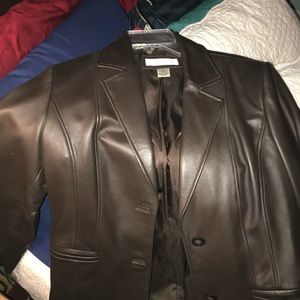 Preston and York REAL leather, dark brown